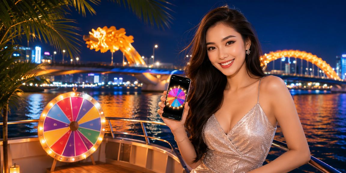Người chơi tham gia vòng quay may mắn sôi động tại Đà Nẵng