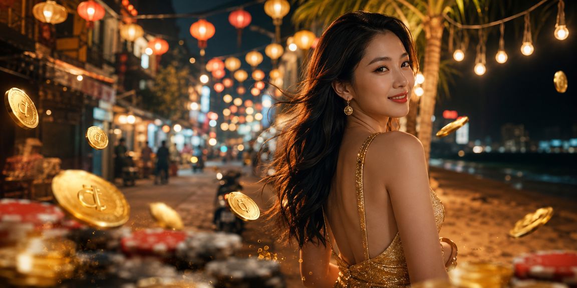 Người dùng nhận thưởng cashback tại khu phố đèn lồng Hà Nội về đêm